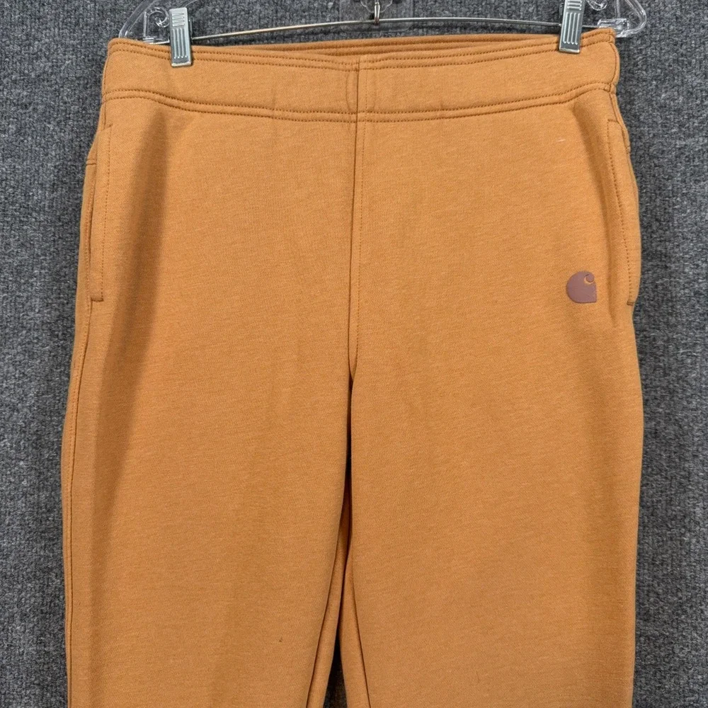 Carhartt Sweatshirt Sweatpants Set Womens Small/Medium Orange Graphic Lounge